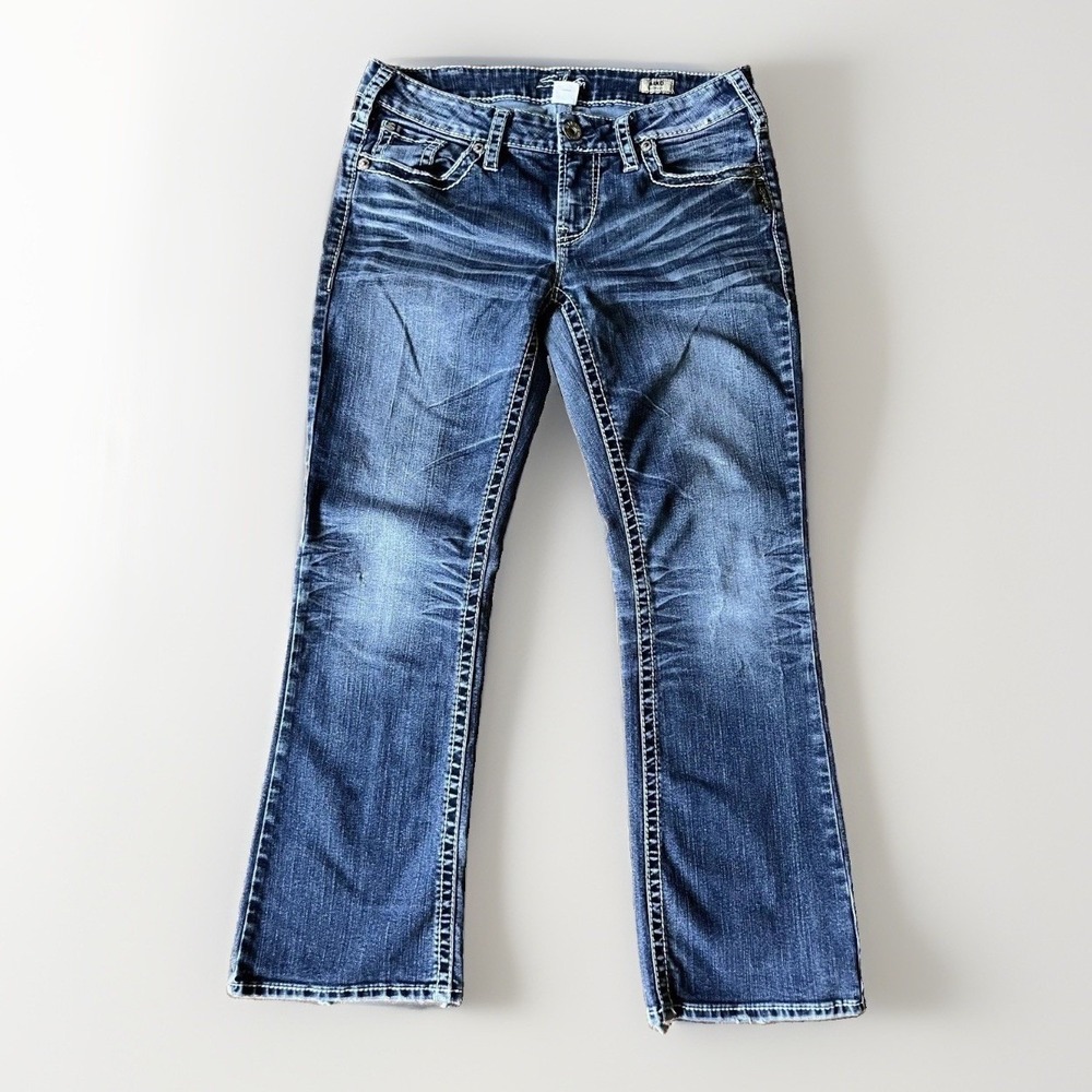 Silver Jeans Co Jeans Womens 30 Blue Medium Wash Aiko Bootcut Low Rise